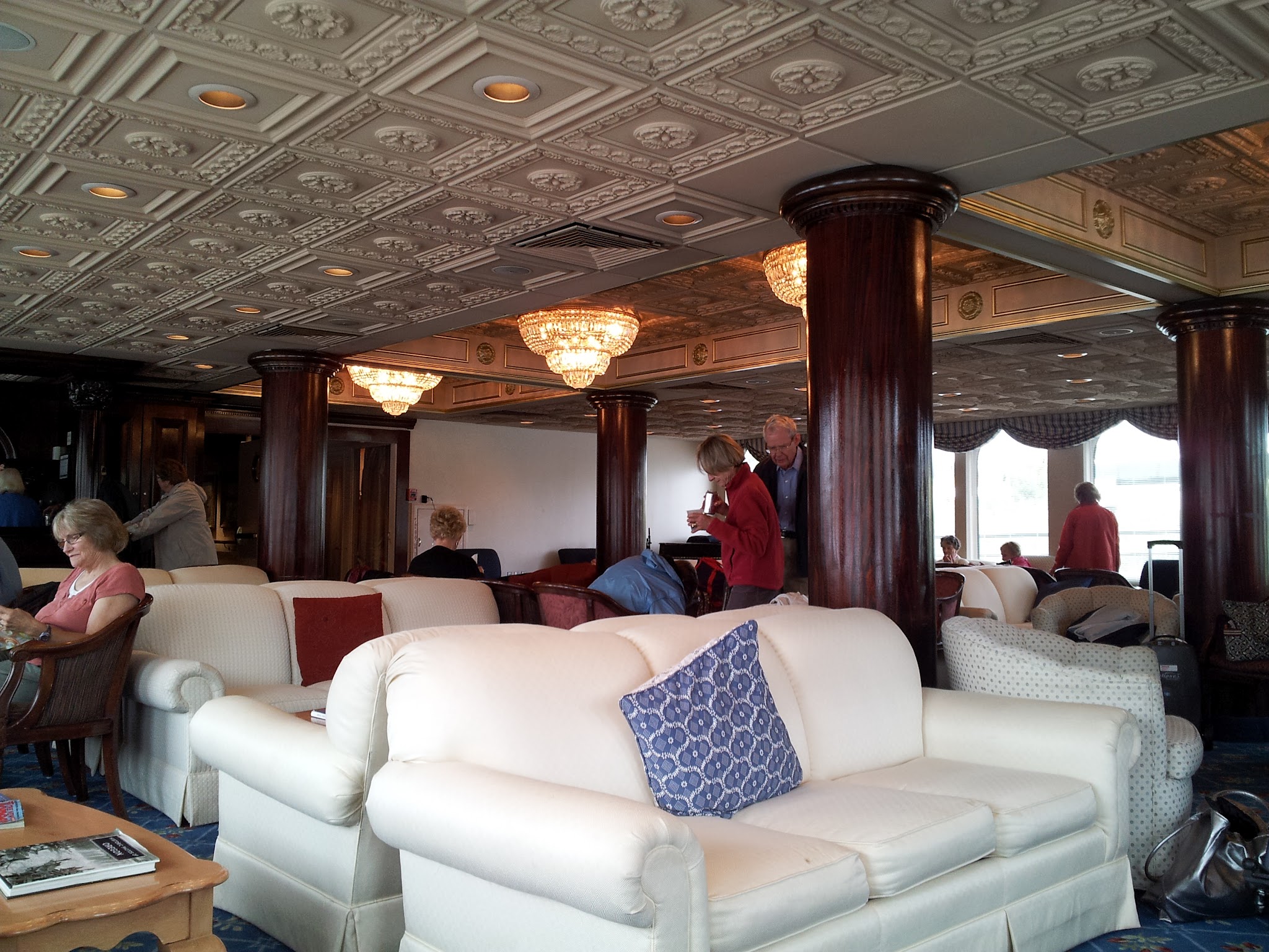 The First Floor Lounge onboard